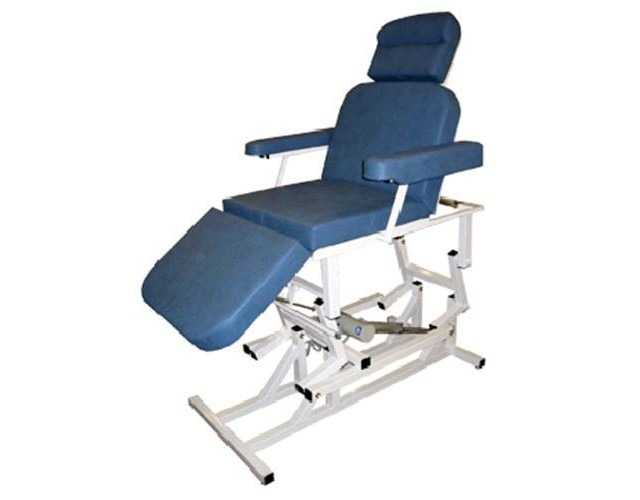 Лор-кресло с анатомическими подлокотниками (c одним электроприводом)